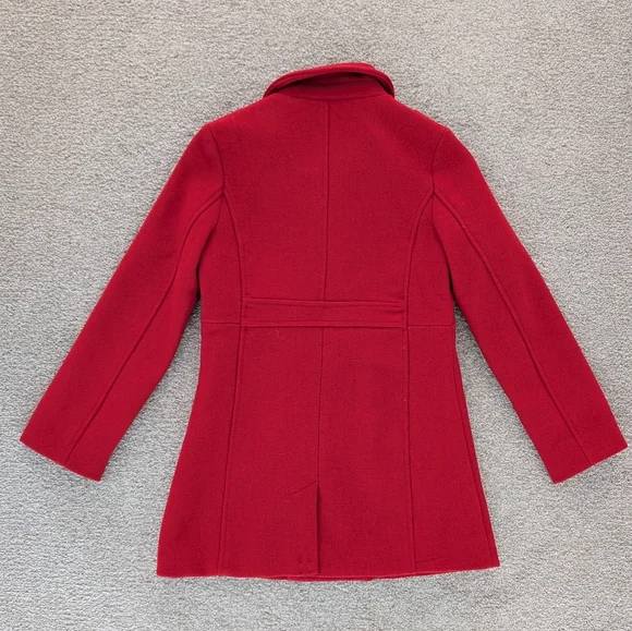 GUC GAP Kids Red Pea Coat - Picture 4 of 7